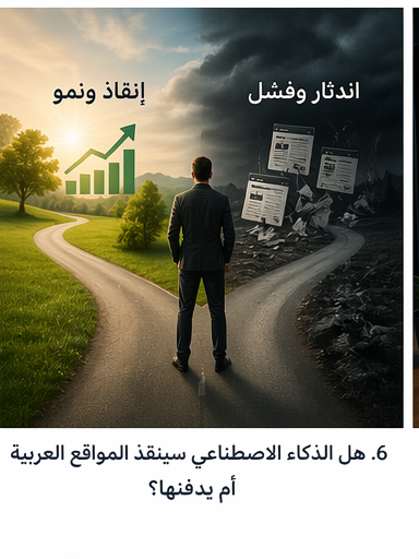 هل الذكاء الاصطناعي سينقذ المواقع العربية أم يدفنها