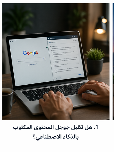 هل تقبل جوجل المحتوى المكتوب بالذكاء الاصطناعي